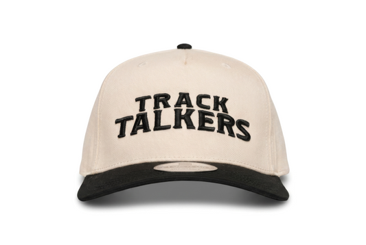 TRACK TALKERS - CREAM & BLACK - HAT